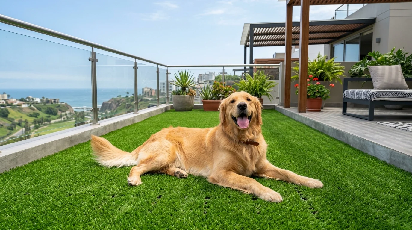 Grass Sintético para Mascotas en Perú: Guía para Perros y Control de Olores (vs ICSE Grass)