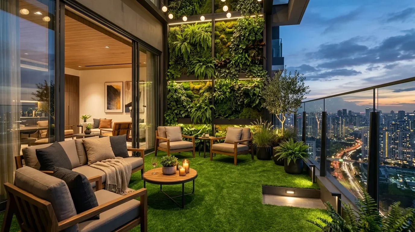 5 Ideas Creativas con Grass Sintético para Terrazas, Balcones y Decoración