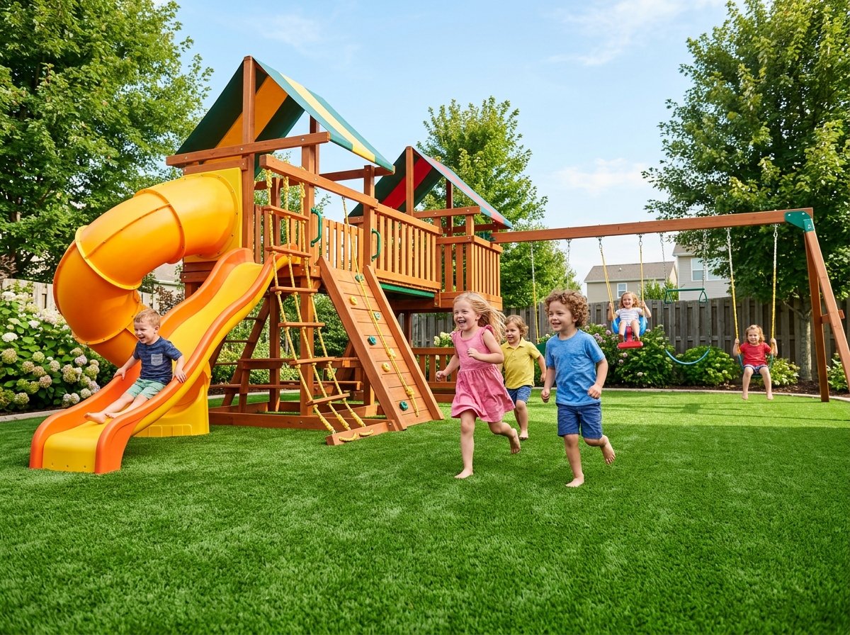 Grass Sintético para Juegos Infantiles y Colegios